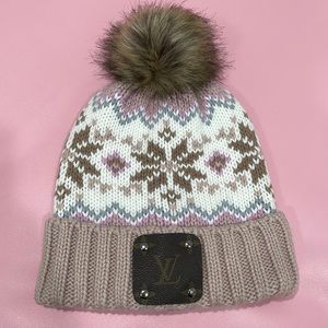 Pom Pom LV Beanie